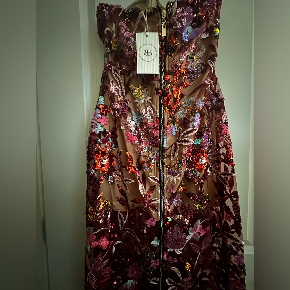 Vibrant Off-Shoulder Embroidered Maxi Dress